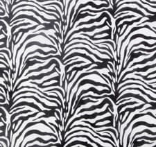 Image of Unisex Black and White Zebra Print 100% Cotton Bandana Head Neck Scarf 53 x 53cm