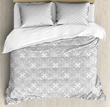 Image of Abstract Duvet Cover Set Botanical Twigs Damask