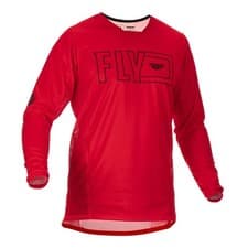 Image of Fly Racing 2022 Kinetic FUEL Motocross Jersey Red/Black Small S