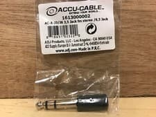 Image of 6.3mm Stereo Jack Plug - 3.5mm Stereo Jack Socket Adapter 