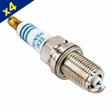 Image of IK22 Iridium Spark Plugs x4 Ignition Electrical Replacement Spare By Denso