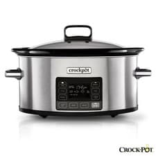 Image of Crockpot TimeSelect 5.6L Digital Slow Cooker Programmable Family Meals - CSC066