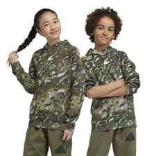 Image of adidas Future Icons Allover Print Hoodie Kids - Size 11-12 Years (Large)