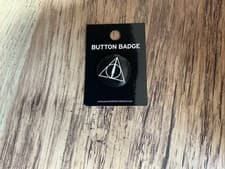 Image of Harry Potter Deathly Hallows Hogwarts Badge new Collectible 