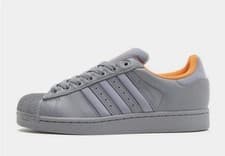 Image of adidas Originals Superstar II in Grey and Orange Size 9