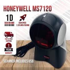Image of Honeywell Orbit MS7120 Ruby Barcode Scanner Reader w/USB Cable 1 YEAR WARRANTY🔥