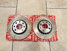 Image of Brembo 09.5148.10 Front Brake Discs (Pair) – 256mm Vented – Fits Vauxhall / Opel