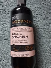 Image of Baylis & Harding Goodness Rose & Geranium Body Wash - 500ml