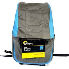 Image of Lowepro Versapack 200 AW Camera Backpack Day Pack Blue Black Grey NEW