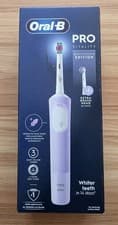 Image of Oral-B Vitality Pro Electric Toothbrush - 2 Pin Plug, Purple 3D White