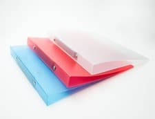 Image of Janrax Slim Translucent Ringbinders - Filing Ring Binder 20mm Spine