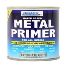 Image of Bedec All Metals Primer Paint - Phosphate Grey - All Sizes