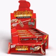 Image of grenade carb killa bars box x 12 Peanut Nutter