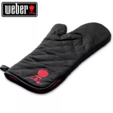 Image of WEBER BBQ Mitt Glove Heat Burn Protection Barbecue 6472 One Size Fits All