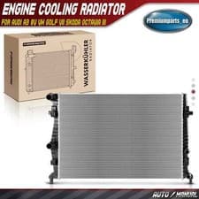Image of Engine Cooling Radiator for Audi A3 8V VW Golf VII Skoda Octavia III 5Q0121251EA