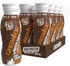 Image of Grenade Carb Killa High 25g Protein Shake | Low Sugar Fudge Brownie 8 x 330ml