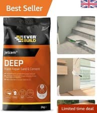 Image of Everbuild Jetcem 2Kg Deep Rapid Repair Sand & Cement - Water Resistant Formula