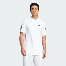 Image of adidas Club Tennis 3-Stripes Polo Shirt Men's Short Sleeve Shirts