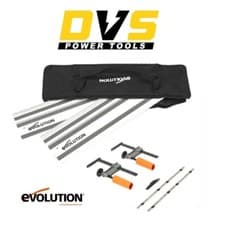Image of Evolution ST1400-G2 Universal 1.4m Circ Saw Track 2x 700mm Self-Align NEW VERS