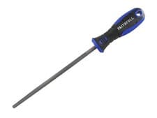 Image of Faithfull Handled Round Second Cut Engineers File 200mm (8in) FAIFIRSC8