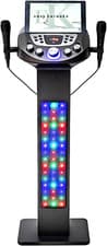 Image of Professional Karaoke Machine System LED Display Microphones Karaoke Bluetooth