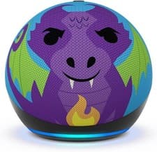Image of Amazon Echo Dot Kids (5th gen | Newest) - Dragon - New & Sealed - RRP £65