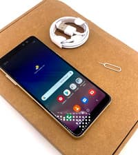 Image of Samsung Galaxy A8 2018 32GB Unlocked Gold Android Phone , Warranty, Fast / Free.