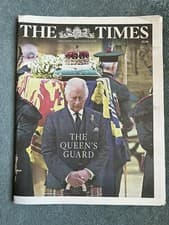 Image of The Times Newspaper - 13th September 2022 - Queen Elizabeth II 1926-2022 Death