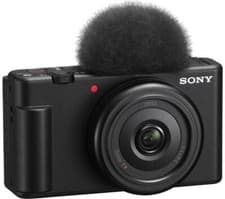 Image of Sony ZV-1F 20.1MP Compact Vlogging Camera - Black