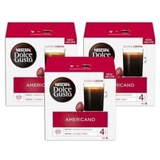 Image of Americano Coffee Pods 16 Capsules Pack of 3 for Dolce Gusto Machines