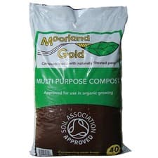 Image of Moorland Gold Multipurpose Compost Vegan Organic Soil Association Approved 40L