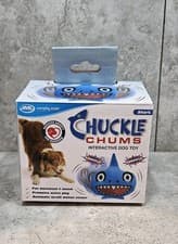 Image of JML Chuckle Chums Shark Interactive Dog Toy Movement Sound Return