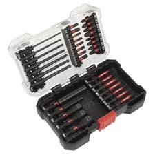 Image of Sealey Power Tool Bit Set 35pc Impact Grade With Carry Case - AK8284