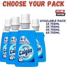 Image of Calgon 4-in-1 Washing Machine Cleaner Gel 750ml Limescale Remover Water Softener