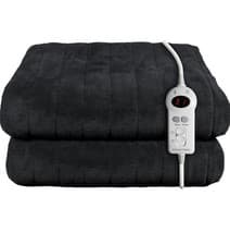 Image of Russell Hobbs Electric Blanket Sherpa Microfleece Heated Throw with Remote, Blue