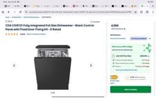 Image of CDA Fully Integrated Standard Dishwasher CDI6121