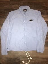 Image of Airwalk Jacket Men's Lightweight Blue Athletic Outdoor Sports Windbreaker Med