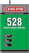 Image of Evo Stik 528 Instant Contact Adhesive 5L Multipurpose Strong Temp Resistant