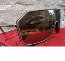 Image of New 104£CALVIN KLEIN JEANS Mirrored CKJ19307S-270 Taupe Shield Pote Sunglasses