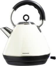 Image of Daewoo Kensington Pyramid Kettle 1.7L 3000W Stainless Steel Cream SDA1576GE