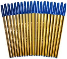 Image of Staedtler 43403 Ballpoint Pen-Blue(set of 20) Singles