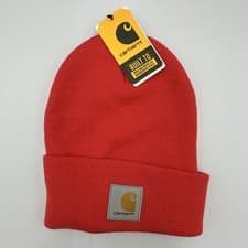 Image of Carhartt Acrylic Watch Cap - Cuffed - Orange - One Size **NEW**
