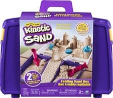Image of Kinetic Sand, Folding Sand Box with 2lbs of & Mold & Tools, Multicolor