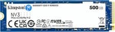 Image of Kingston NV3 NVMe PCIe 4.0 Internal SSD 500GB M.2 2280-SNV3S/500G