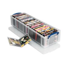 Image of 2 X Really Useful Clear Plastic Storage Box 22 Litre New + Free 24h Delivery