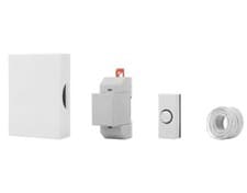 Image of Byron 720K Wired Wall-Mounted Doorbell Kit with Transformer White