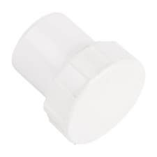 Image of Solvent White 32mm (36mm) Waste Pipe Access Plug - 2 PACK - FREE 1 Day Delivery