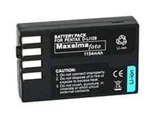 Image of Maxsimafoto D-Li109 Battery for Pentax, K500, K50, K30, KR, K2, DI109