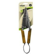 Image of Stainless Steel Topiary Shears Wooden Handle Garden Cutting Rolson