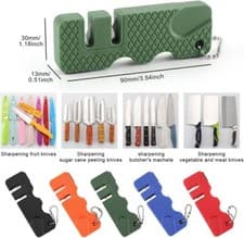 Image of Multicoloured Sharp World's Best Knife Sharpener, PowerGrip Original and Genuine